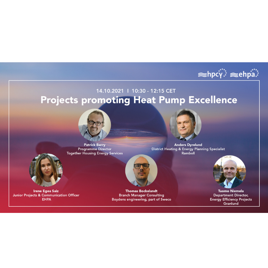 Projects promoting Heat Pump Excellence Online Seminar – Presenting the Winners of the #HPA2020